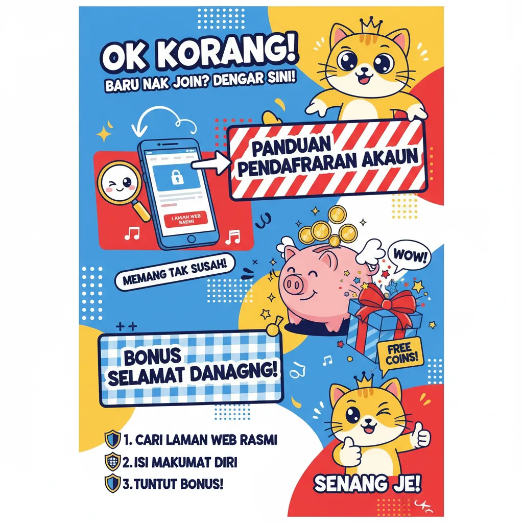 Panduan Pendaftaran Akaun Pussy777 dan Bonus Selamat Datang