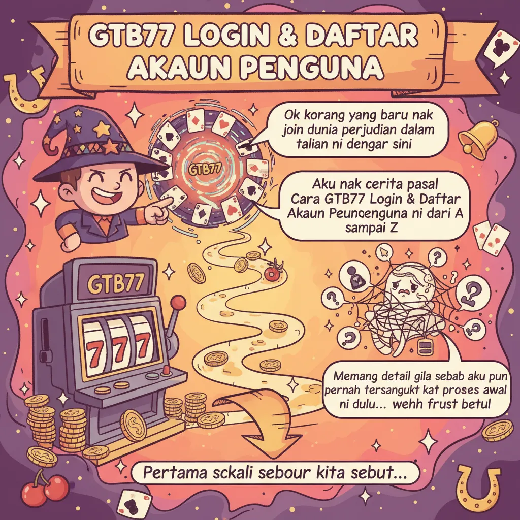 Cara GTB77 Login & Daftar Akaun Pengguna