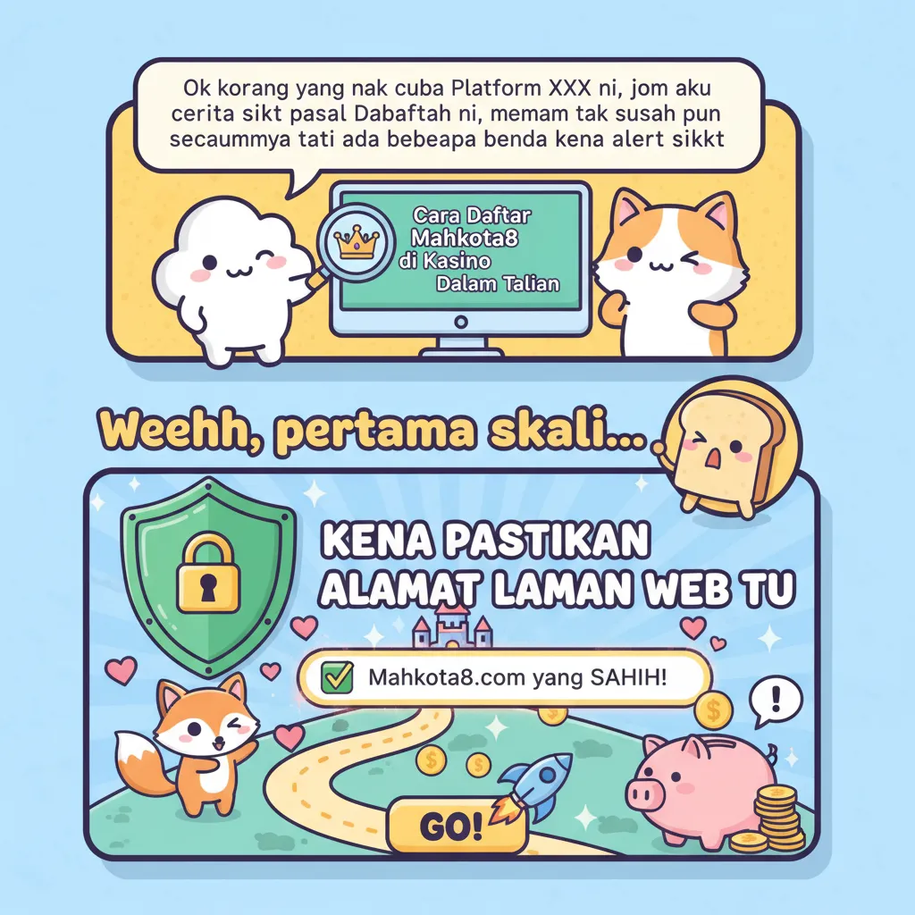 Cara Daftar Mahkota8 di Kasino Dalam Talian