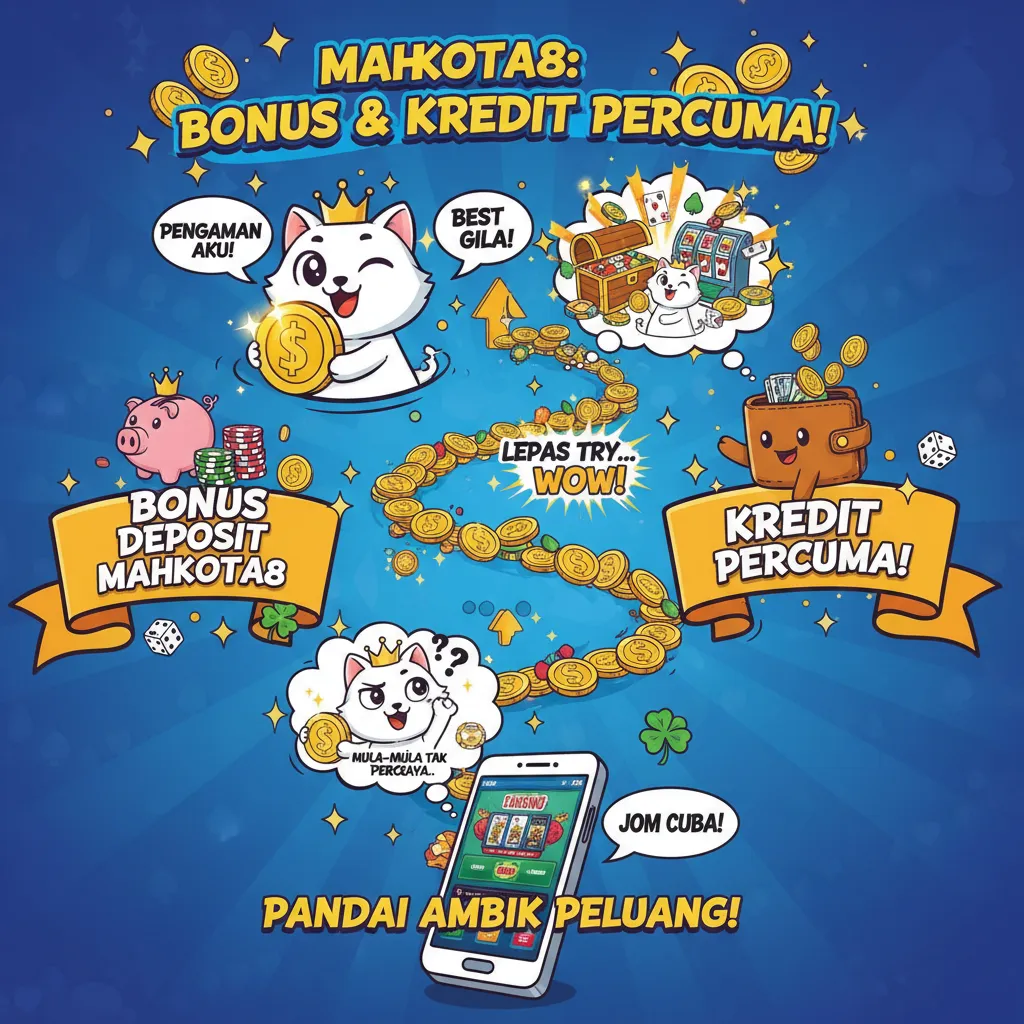 Bonus Deposit Mahkota8 dan Kredit Percuma