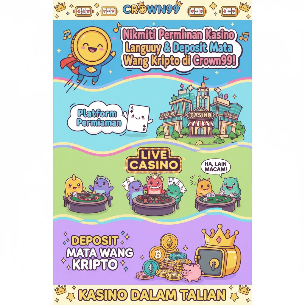 Nikmati Permainan Kasino Langsung & Deposit Mata Wang Kripto di Crown99