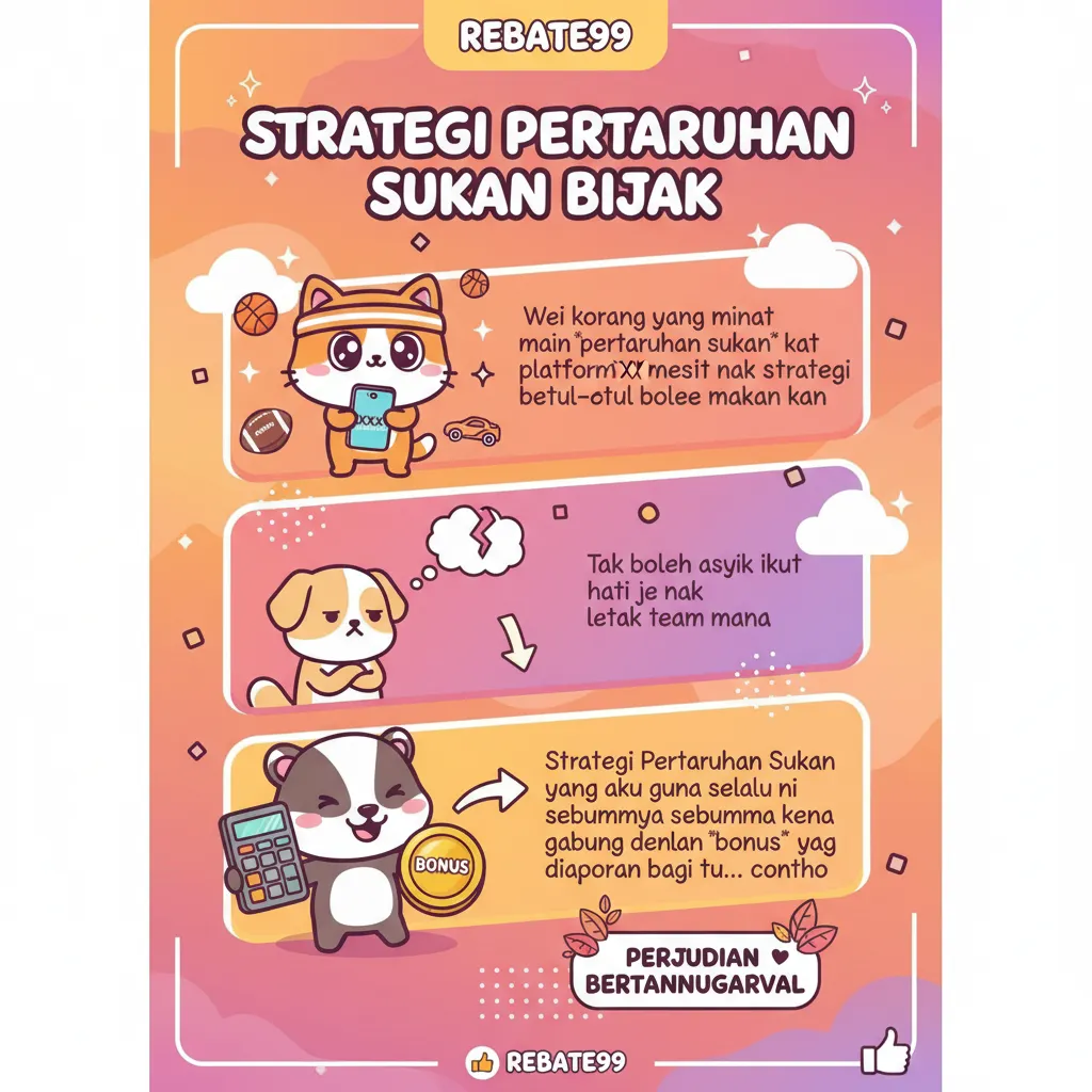 Strategi Pertaruhan Sukan & Bonus di Rebate99