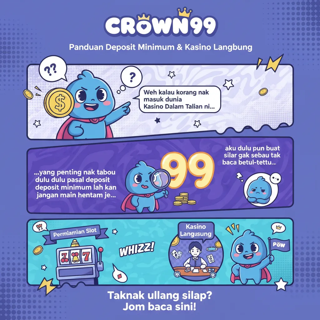 Crown 99: Panduan Deposit Minimum & Kasino Langsung